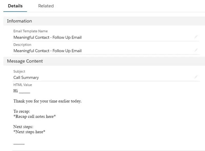 email templates in High-Velocity Sales