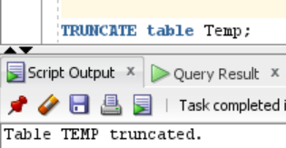 Truncate Table