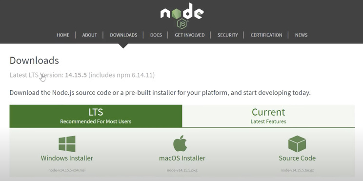 install node js in windows 10,