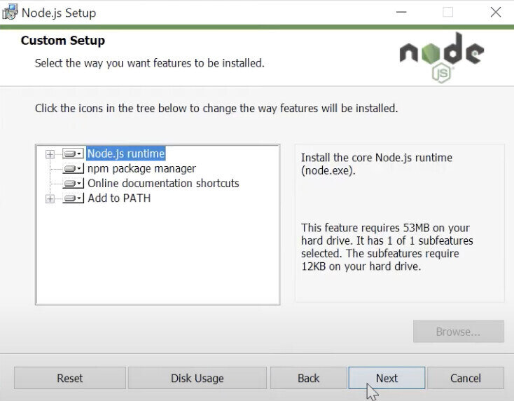 install node js for windows 10