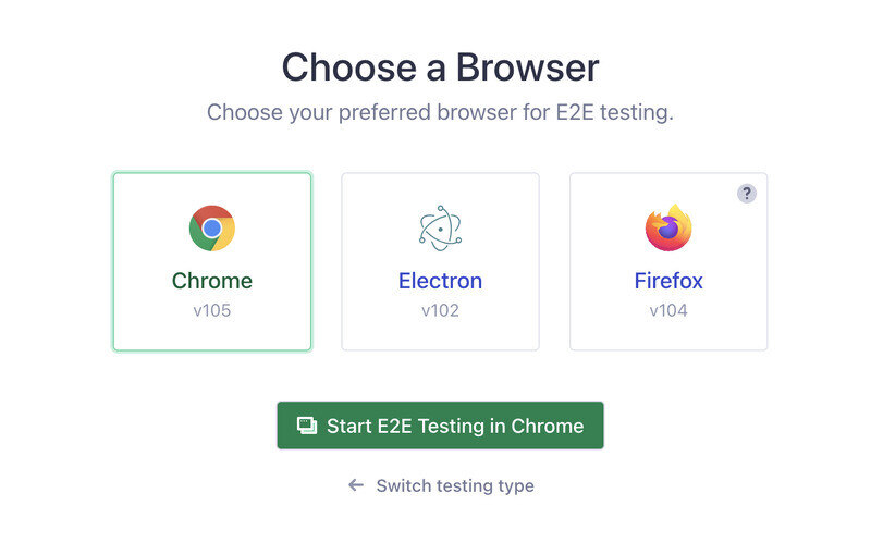 select browser using migration