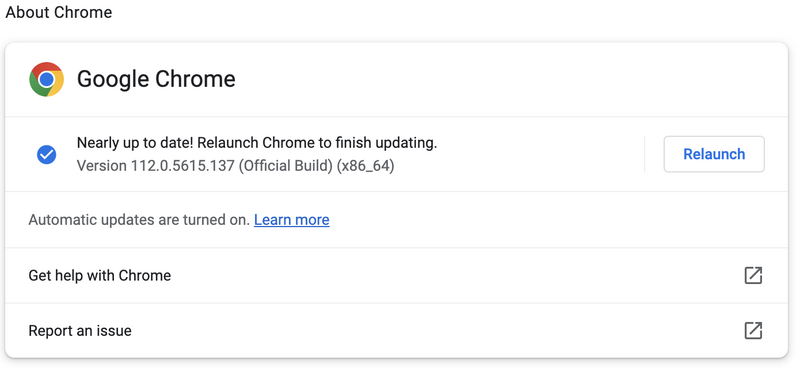 how to update chrome version in selenium webdriver