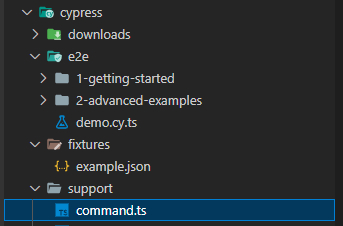 Cypress TypeScript Custom Commands